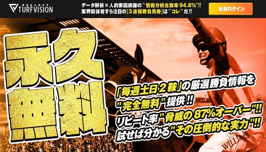 【優良】競馬総合研究所-TURF VISION(ターフビジョン)